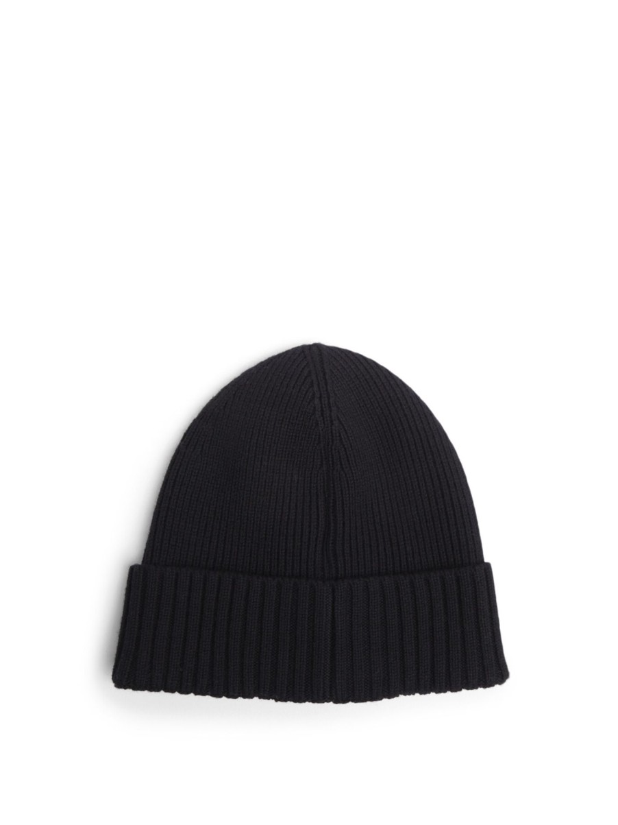 Men BOSS Hats | Fati Wool Beanie Black