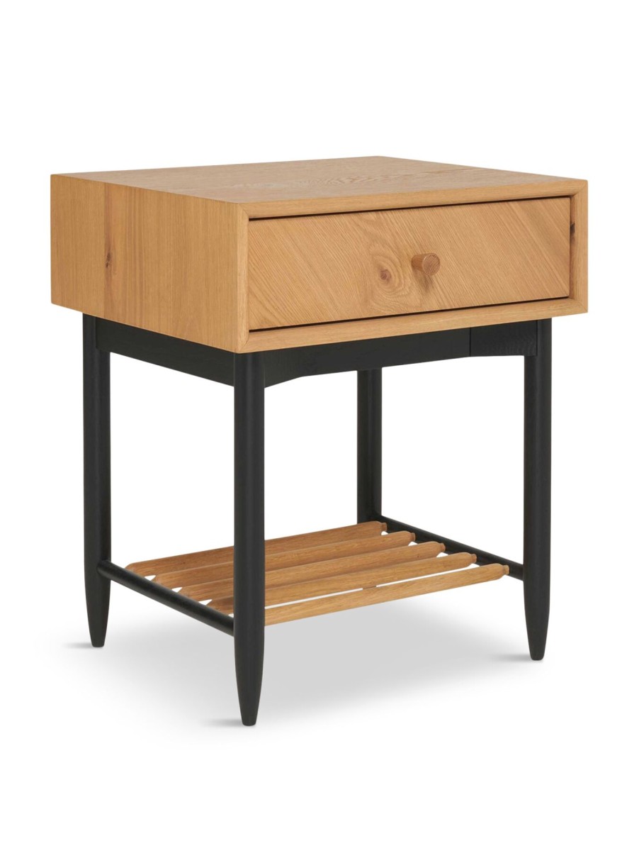 Furniture & Outdoor Barker and Stonehouse Bedside Tables | Ercol Monza 1 Drawer Bedside Cabinet