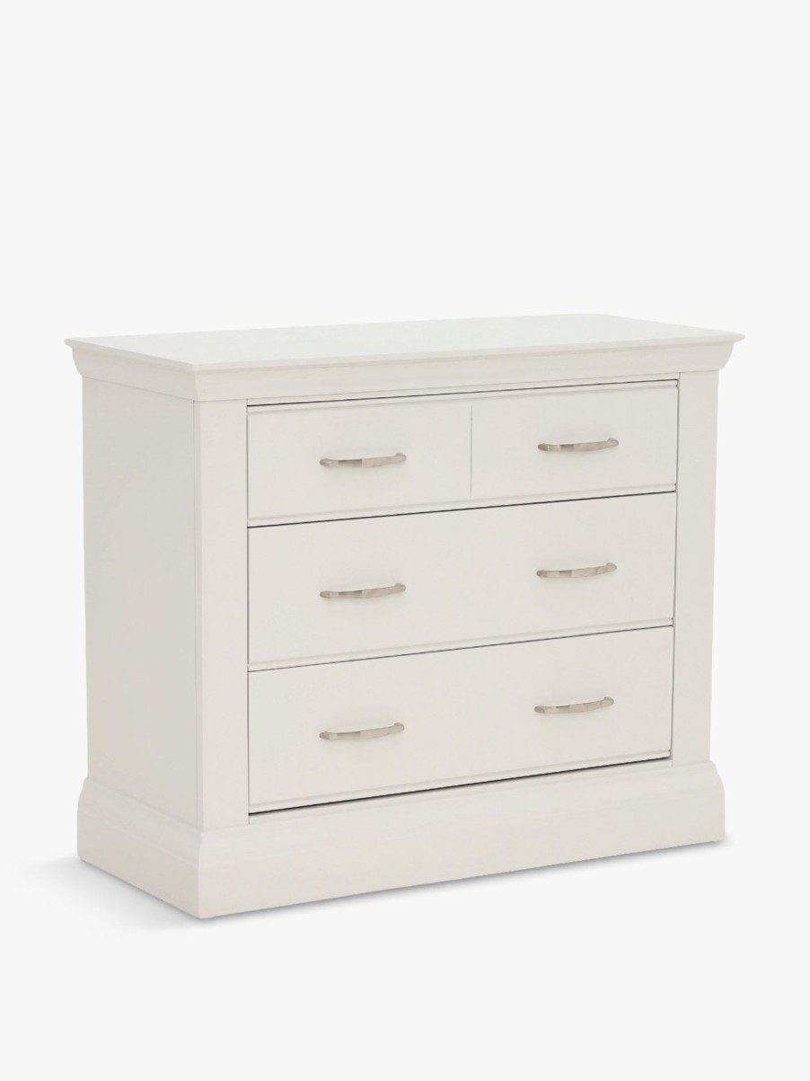 Furniture & Outdoor Barker and Stonehouse Chest Of Drawers | Evesham 2+2 Drawer Chest White