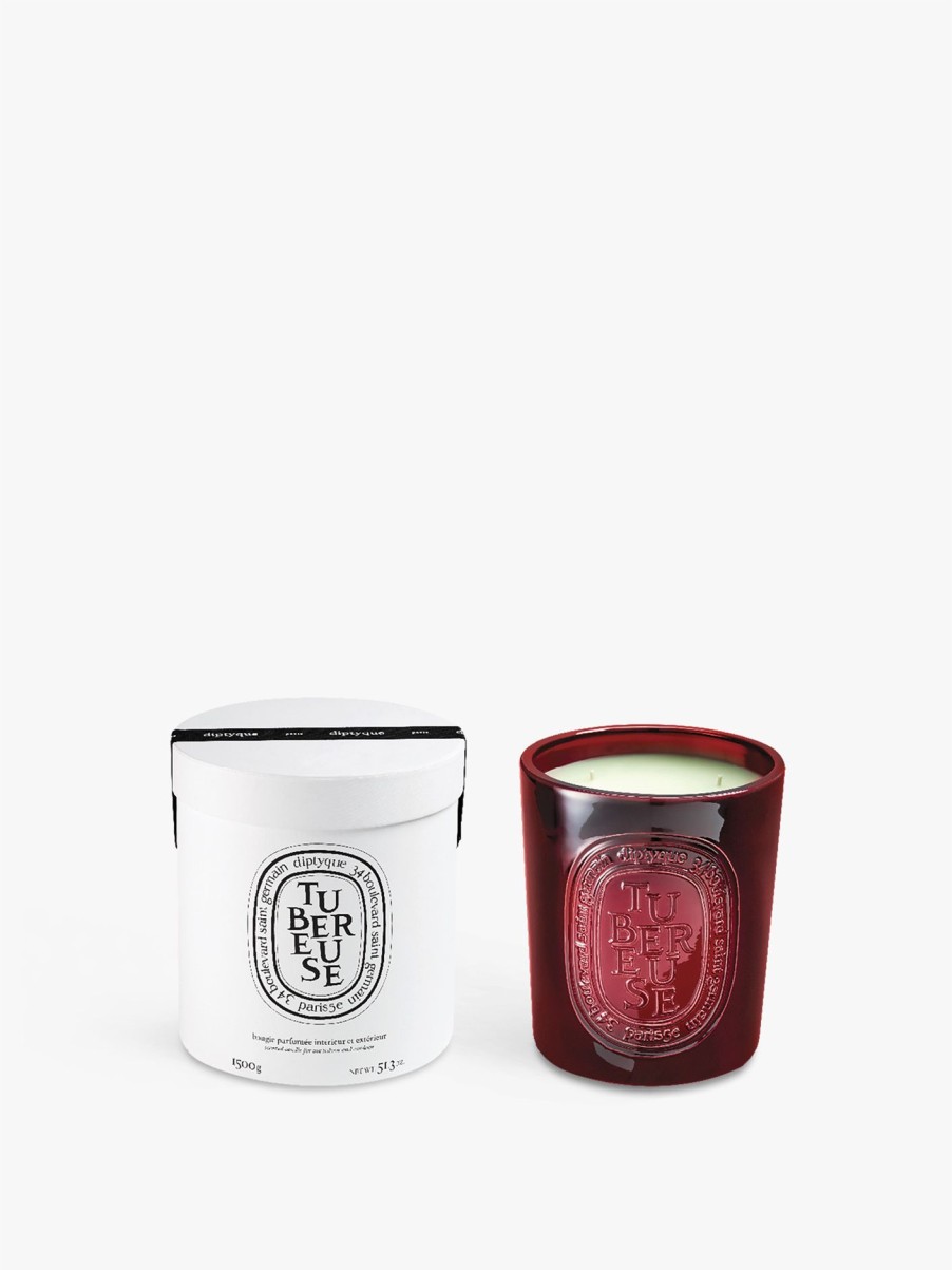 Beauty Diptyque Candles & Diffusers | Giant Candle Tubereuse 1500 G