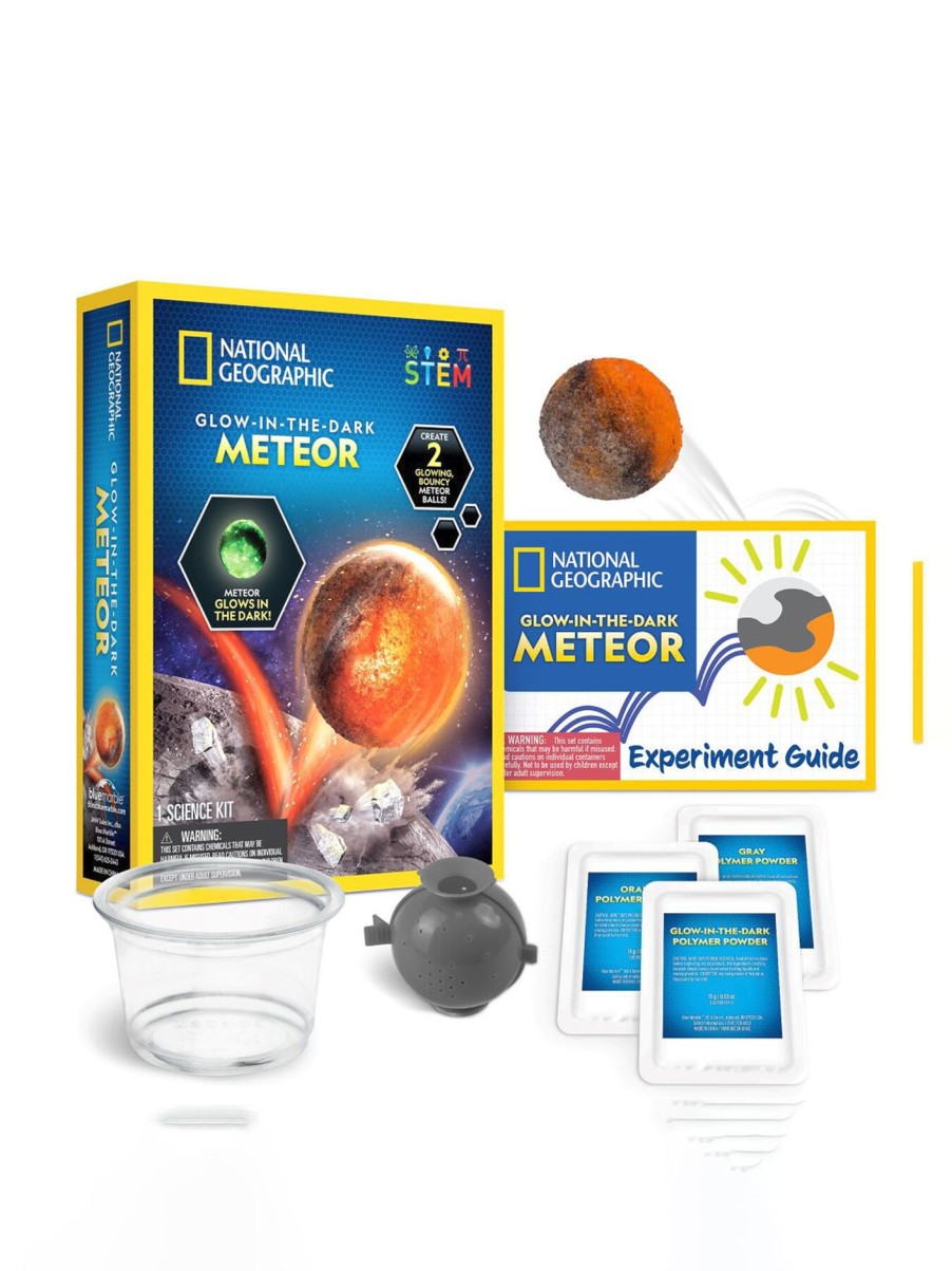 Kids National Geographic Science & Education Toys | Ng Glow In The Dark Meteor