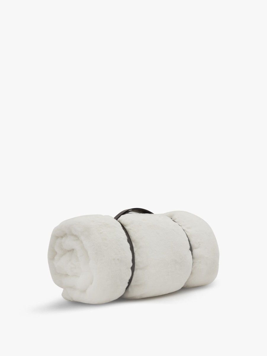 Home & Tech Fenwick Throws & Blankets | Faux Fur Blanket Snowdrop