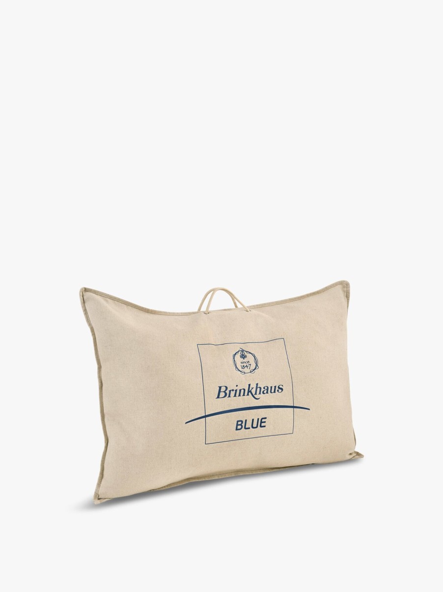 Home & Tech Brinkhaus Pillows | Blue Down Standard Firm Pillow White