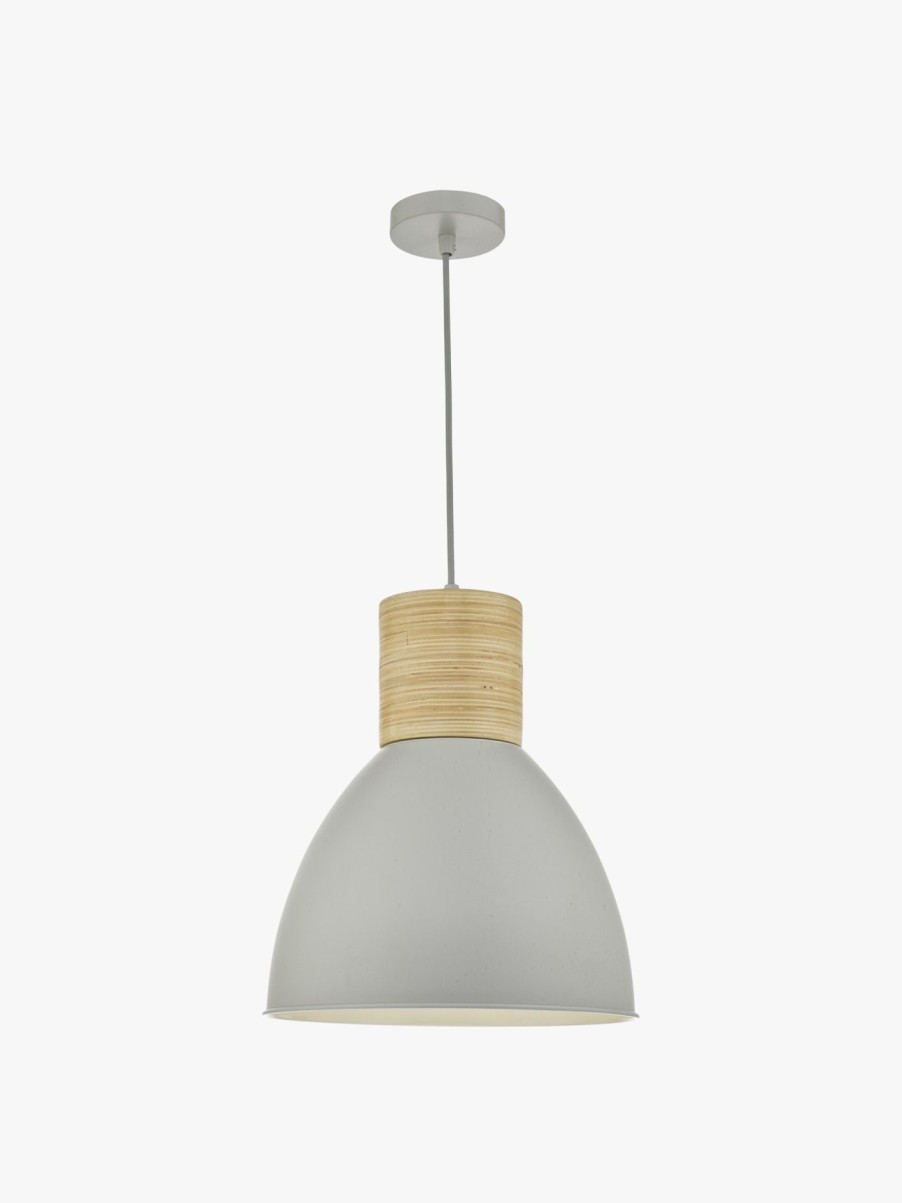 Home & Tech Dar Lighting Wall Lights | Adna Pendant Grey