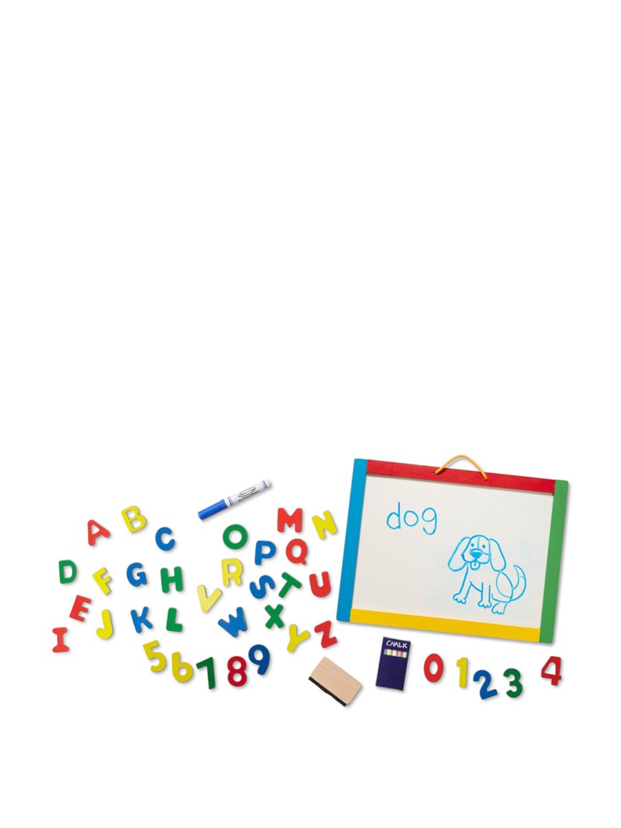 Kids Melissa & Doug Science & Education Toys | Magnetic Chalkboard And Dry-Erase Board