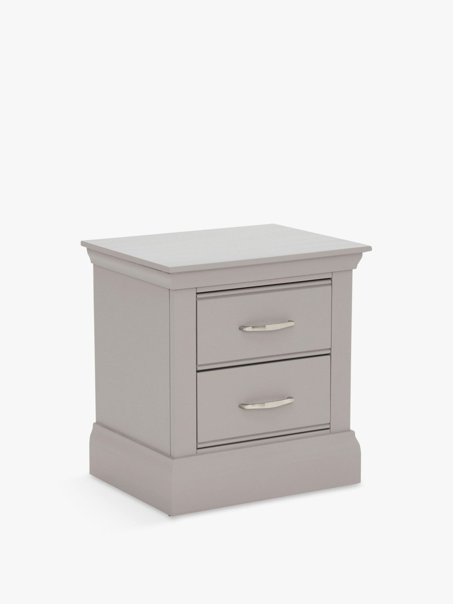 Furniture & Outdoor Barker and Stonehouse Bedside Tables | Helmsley Large 2 Drawer Bedside Urban Grey