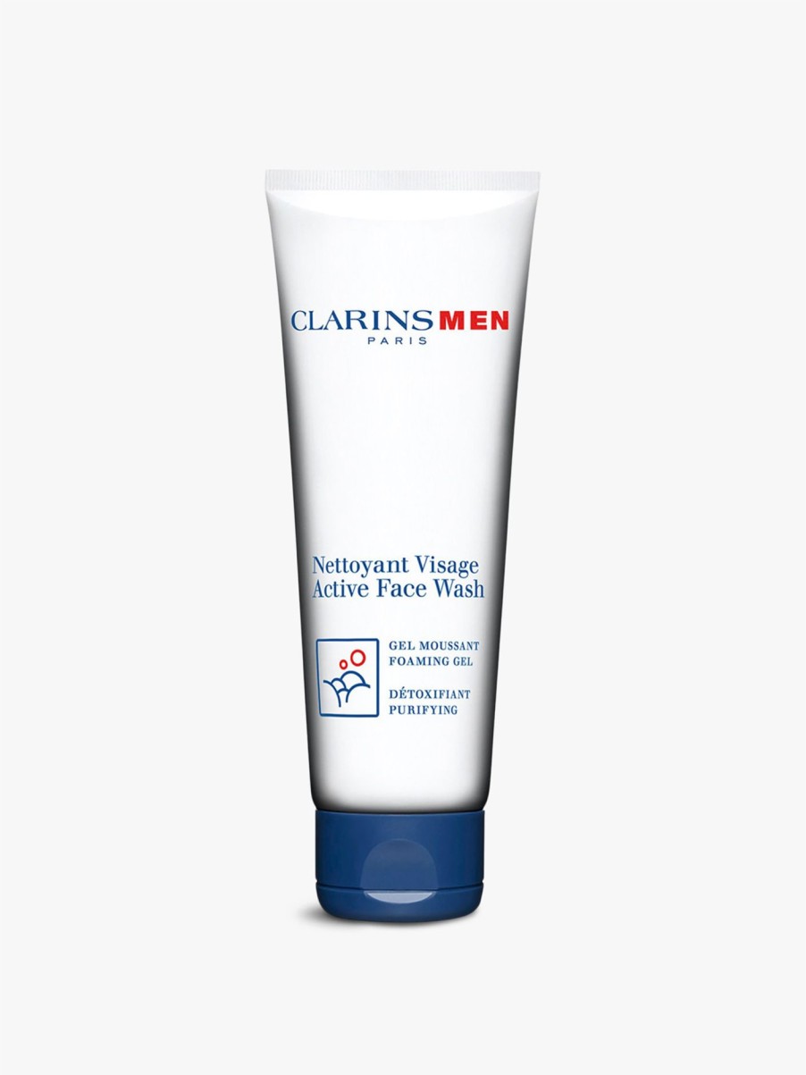 Beauty Clarins Men'S Grooming | Clarinsmen Active Face Wash Foaming Gel