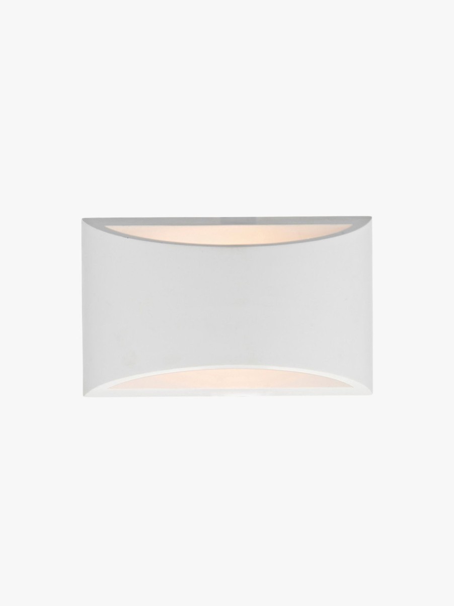 Home & Tech Dar Lighting Wall Lights | Hove Wall Washer Large White