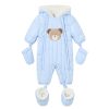 Kids Mayoral Baby Grows | Bear Snowsuit Sky