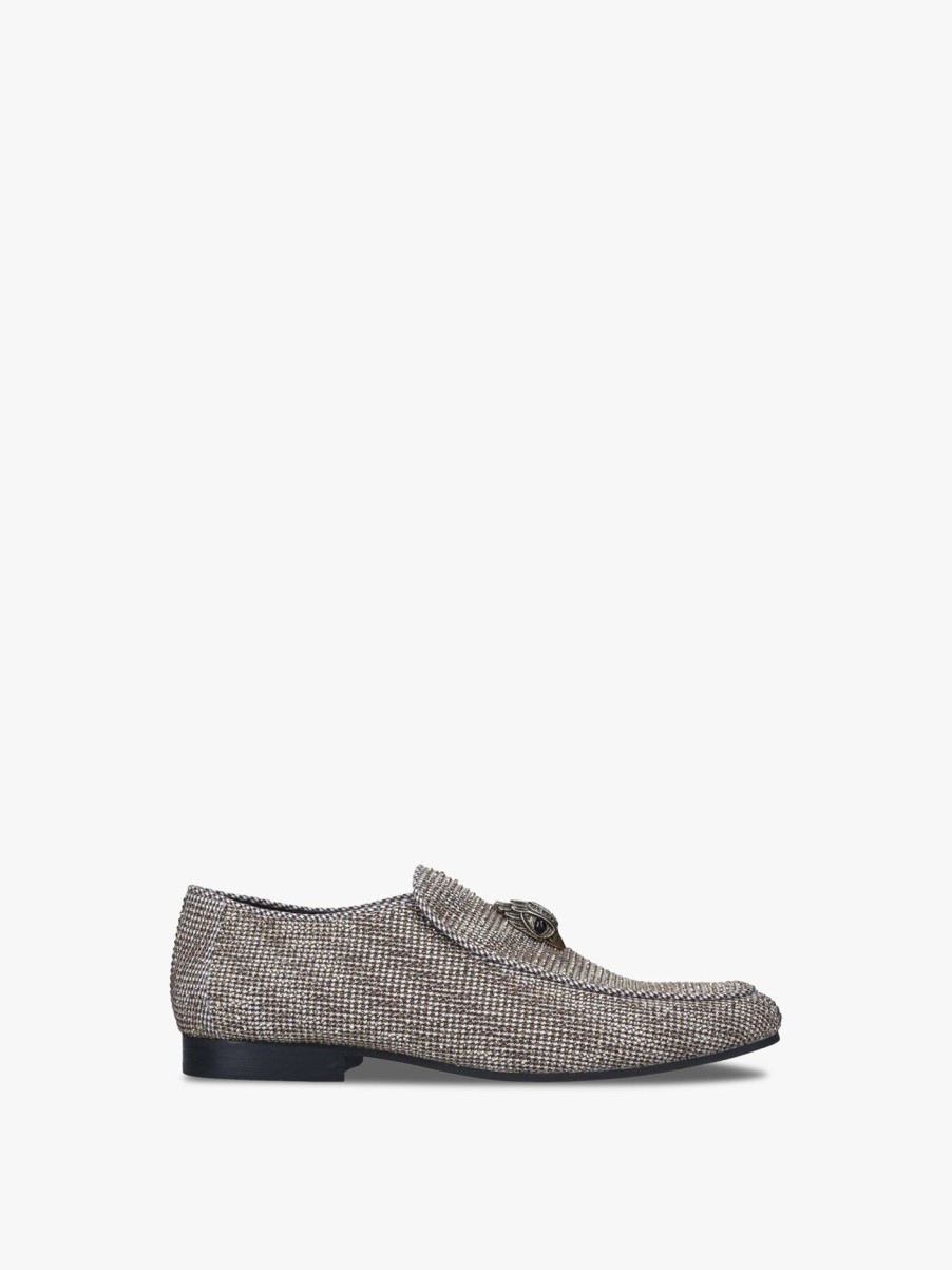 Men KURT GEIGER LONDON Loafers | Hugh Eagle Herringbone Brown