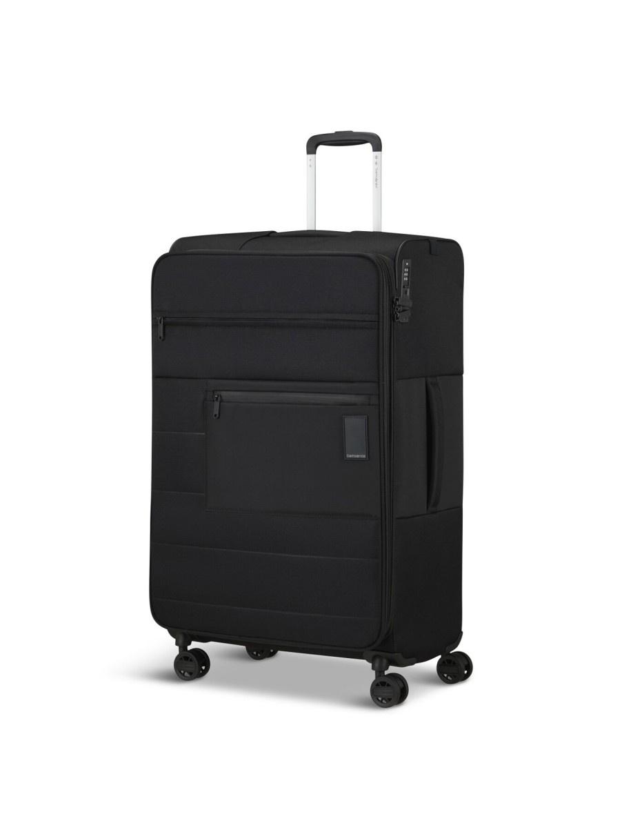 Home & Tech Samsonite | Vaycay Spinner 4 Wheel 77Cm Expandable Suitcase Black