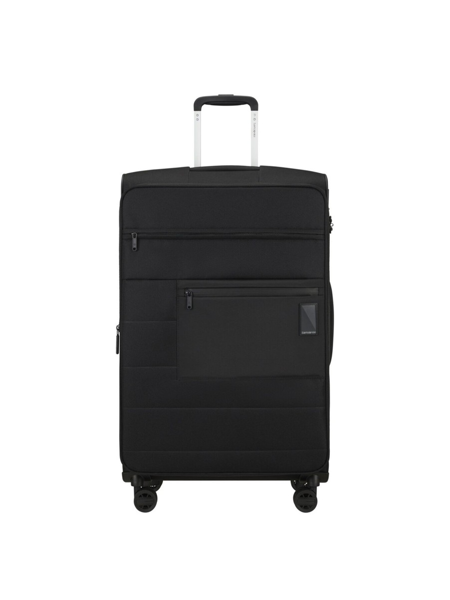 Home & Tech Samsonite | Vaycay Spinner 4 Wheel 77Cm Expandable Suitcase Black