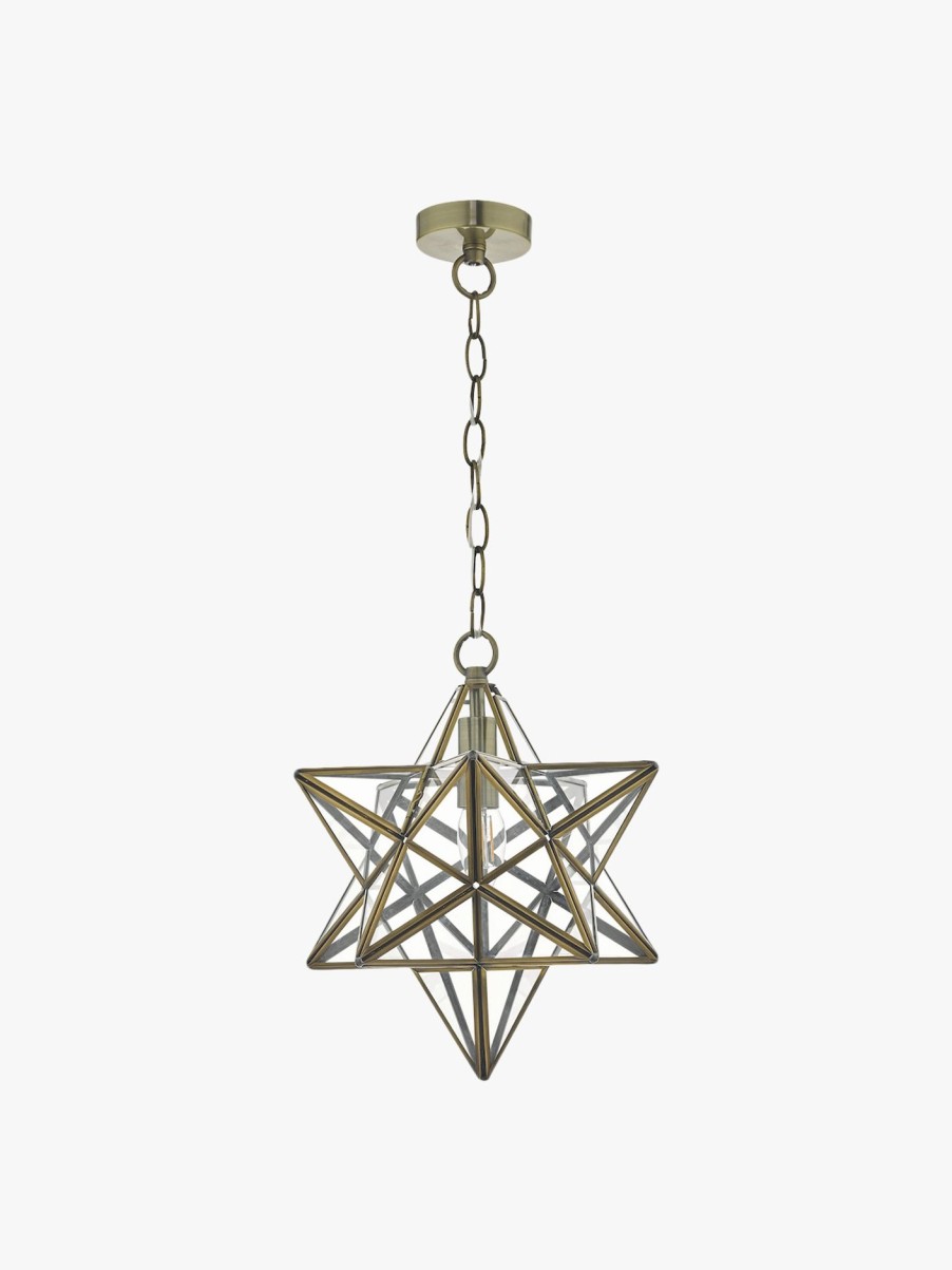 Home & Tech Dar Lighting Wall Lights | Ilario Pendant Bronze