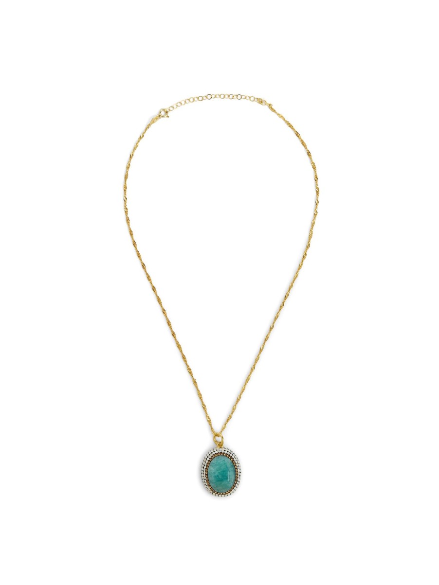 Women Soru Jewellery Jewellery | Exclusive Amazonite Necklace Gold/Amazonite