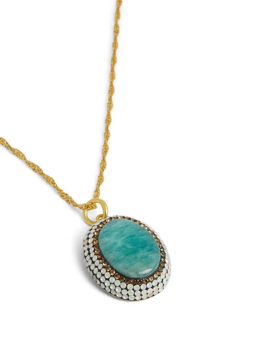 Women Soru Jewellery Jewellery | Exclusive Amazonite Necklace Gold/Amazonite