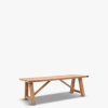 Furniture & Outdoor Barker and Stonehouse Rectangular Dining Tables | Salisbury Dining Table, Rustical Oak Neutral