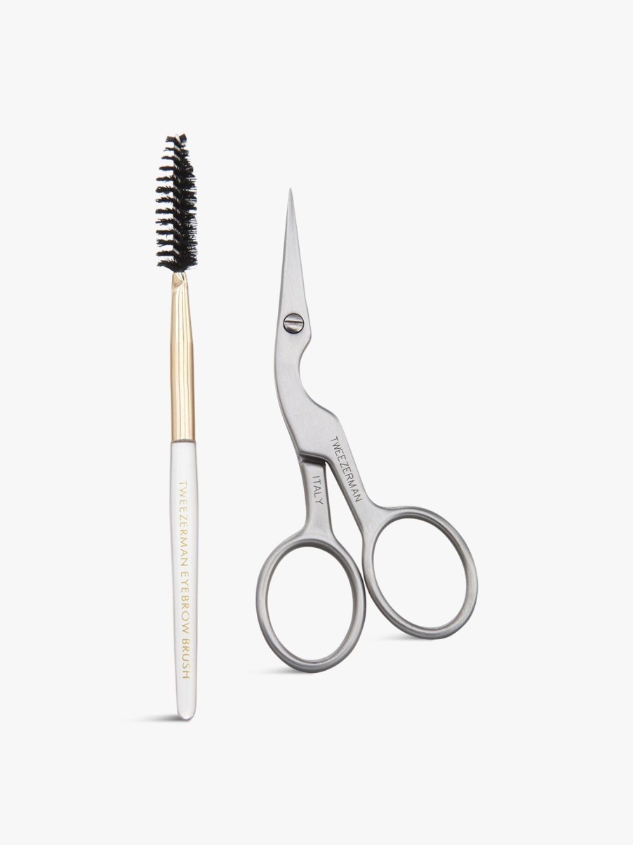 Beauty Tweezerman Make-Up | Brow Shaping Scissors & Brush