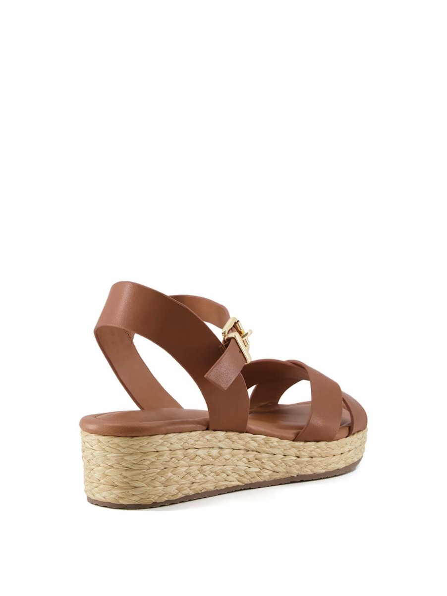 Women Dune London Sandals | Wf Linnie Brown