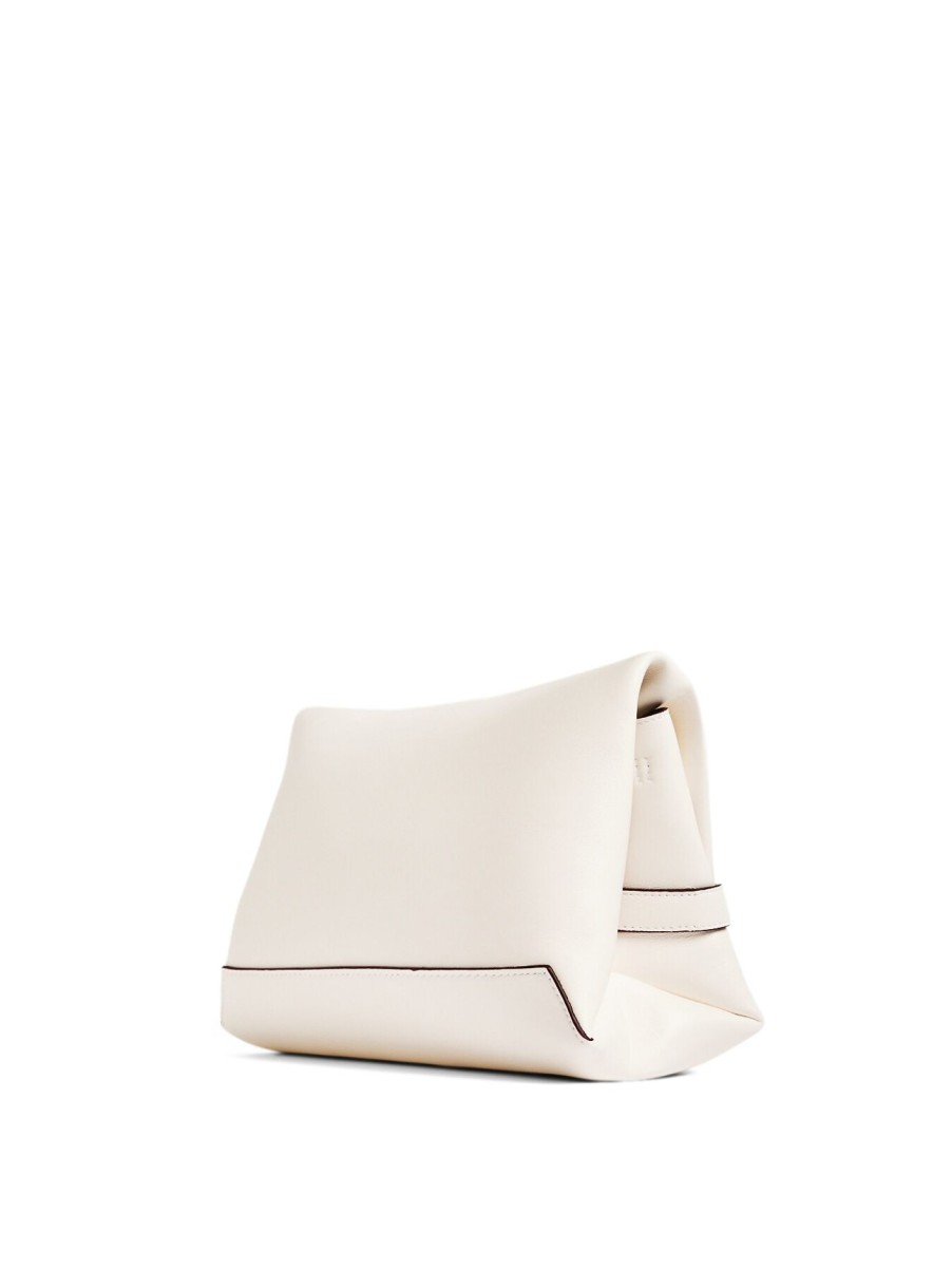 Women Victoria Beckham Clutch Bags | Chain Pouch With Strap White