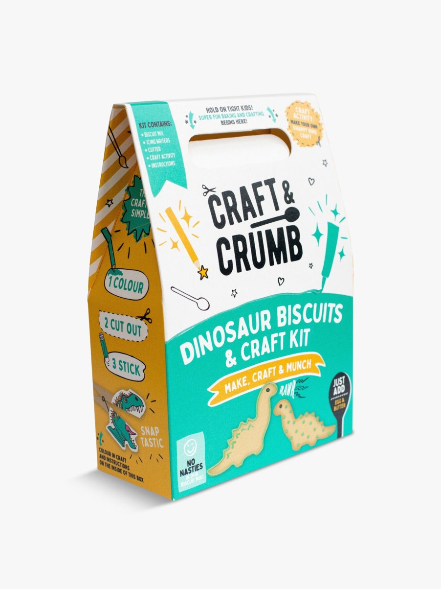 Food & Drink Craft & Crumb Biscuits | Mini Dinosaur Biscuits And Craft Kit