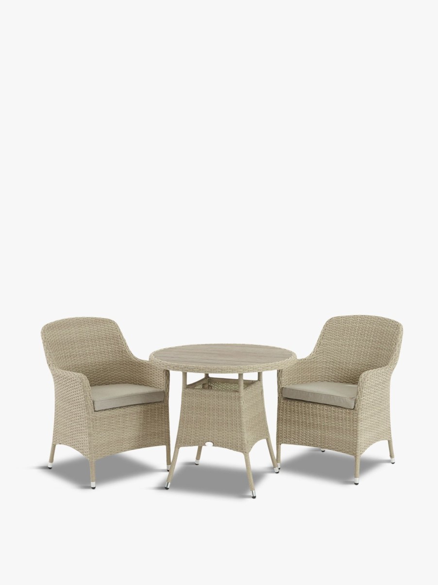 Furniture & Outdoor Bramblecrest Garden Furniture Sets | Tetbury Round Bistro Table Set Nutmeg