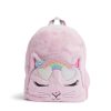 Kids OMG Accessories Accessories | Bella Faux Fur Rainbow Crown Large Backpack Cotton Candy