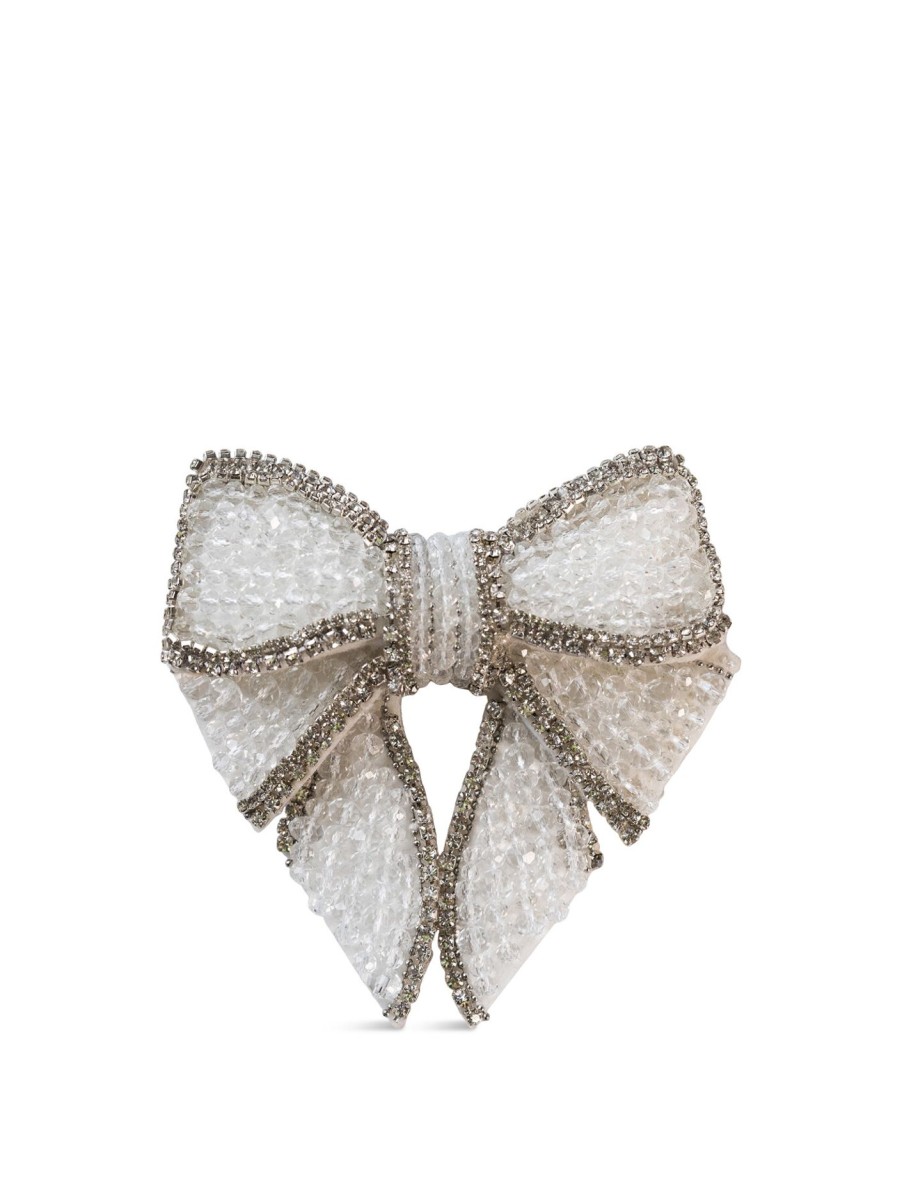 Women Victoria Percival Hair Accessories | Fenwick Exclusive Bardot Bow Clip White