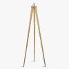 Home & Tech Dar Lighting Floor Lamps | Ivor Tripod Light Oak Floor Lamp Base Brown