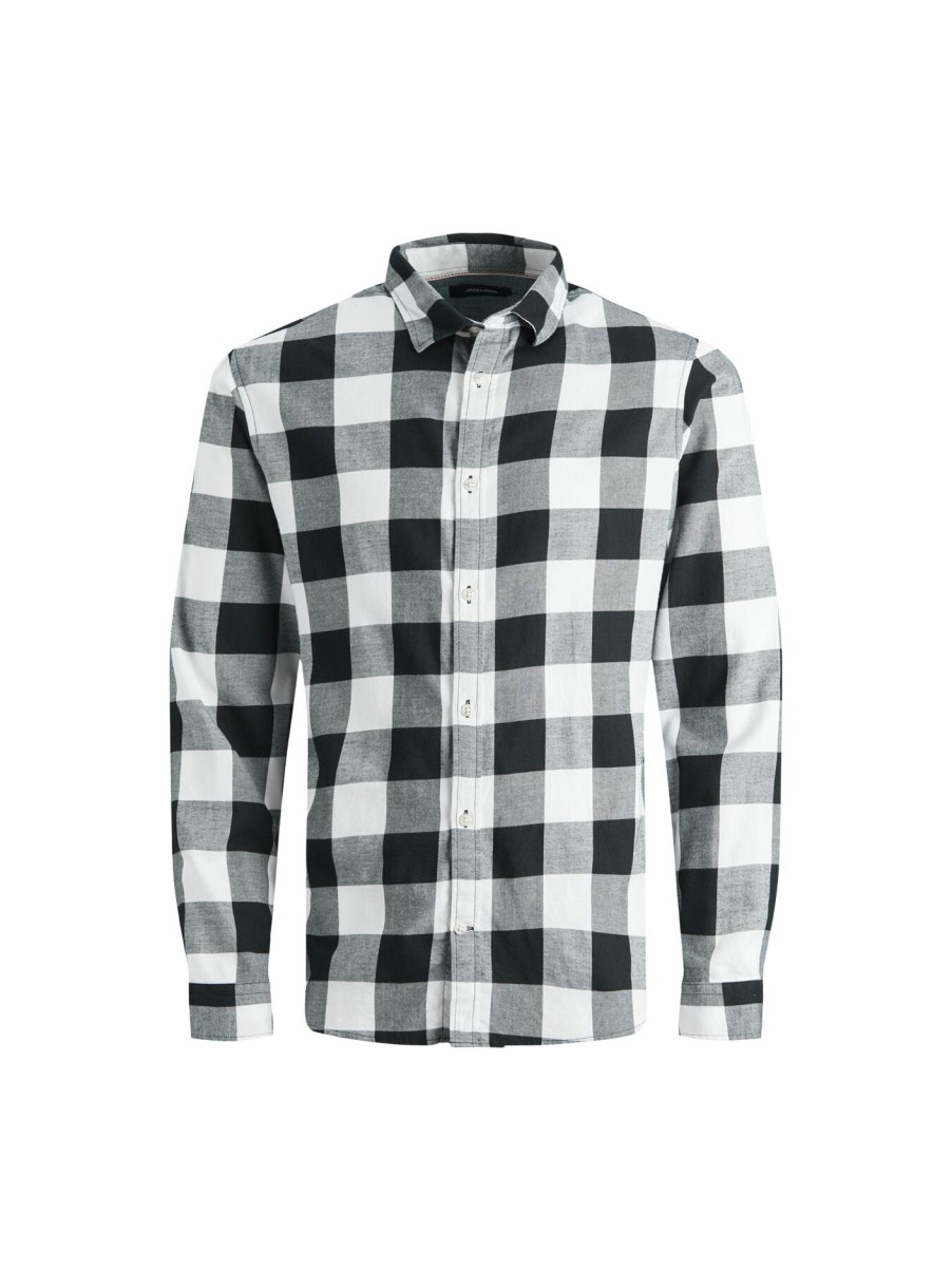 Kids Jack & Jones Junior Shirts | Checked Shirt Whisper White