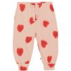 Kids Molo Bottoms | Simeon All Over Trouser Red Hearts