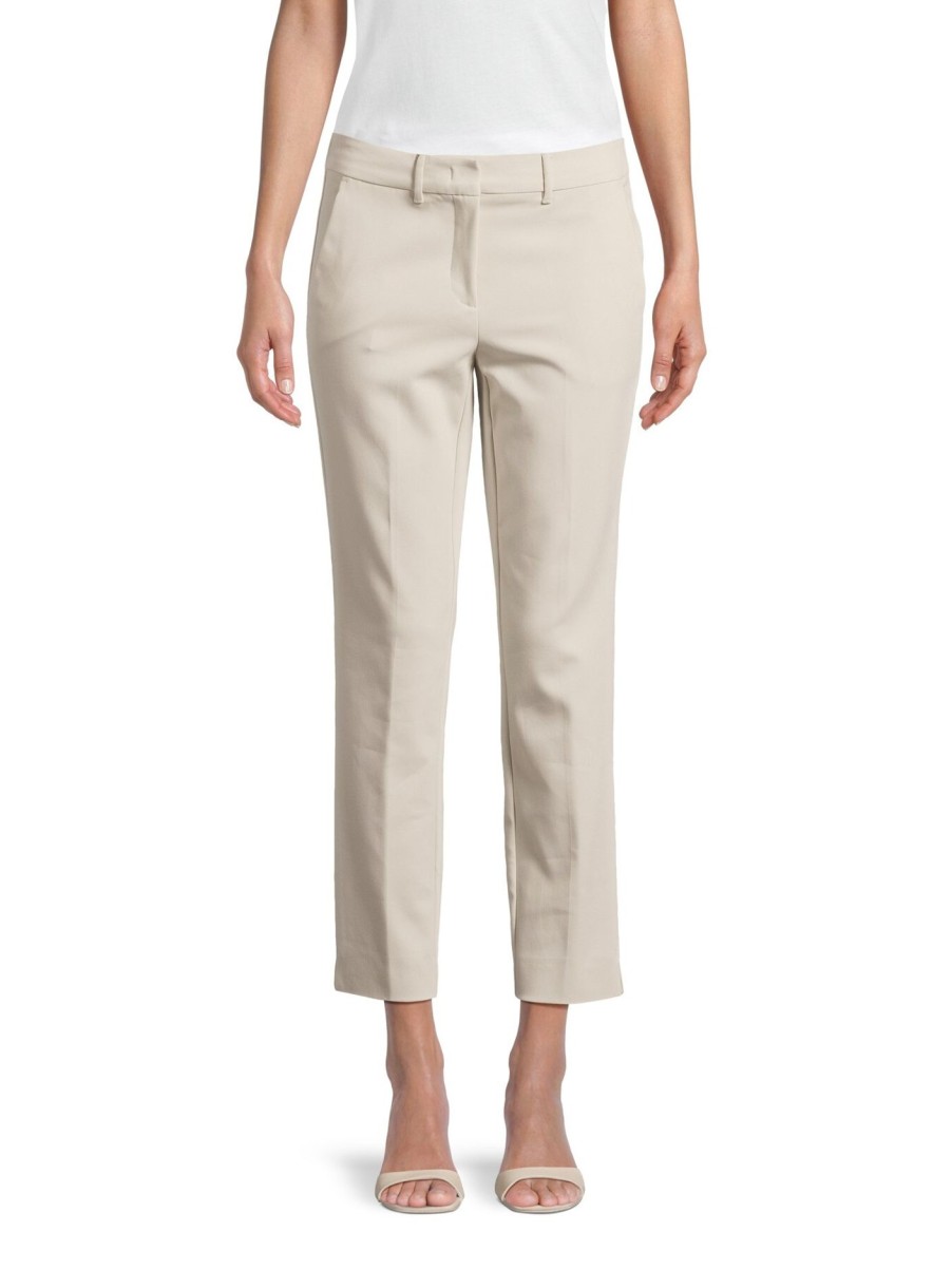 Women Marella Trousers & Shorts | Macario Classic Trouser Cream