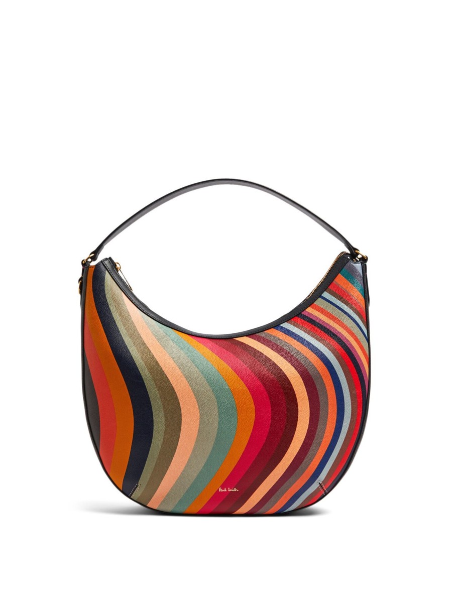 Women PS Paul Smith Tote Bags | Swirl Med Hobo Multicolour