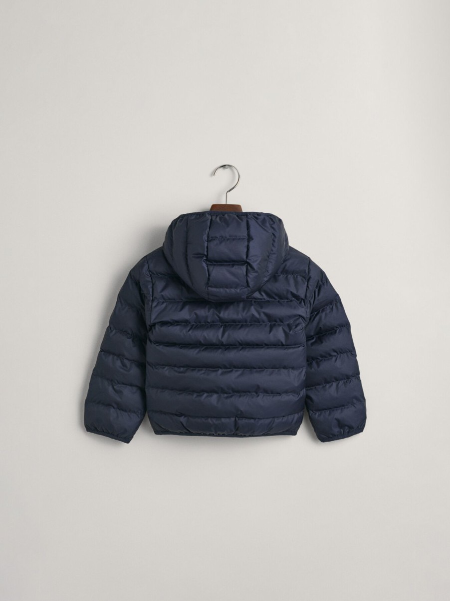 Kids GANT Coats & Jackets | Light Padded Shield Jacket Evening Blue