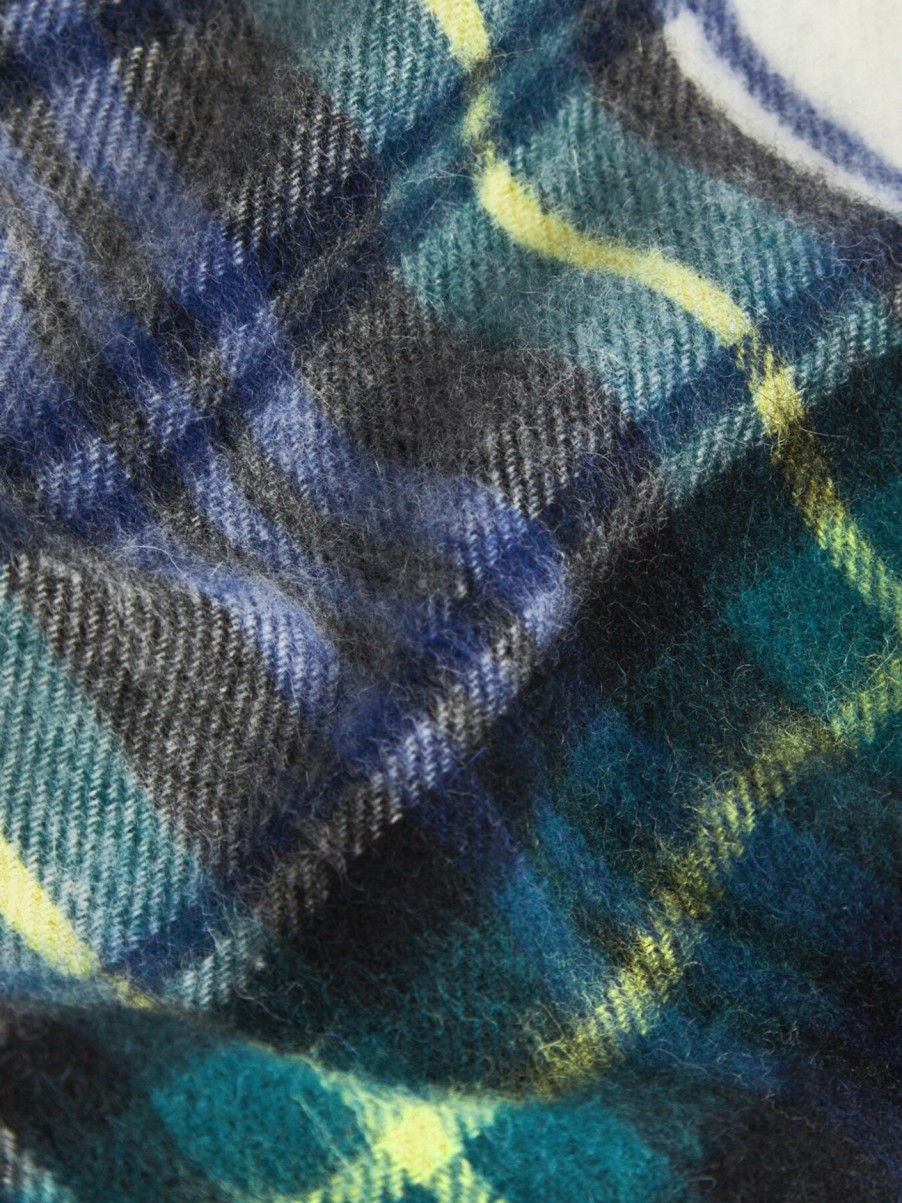 Men Barbour Scarves | New Check Tartan Scarf Dress Gordon