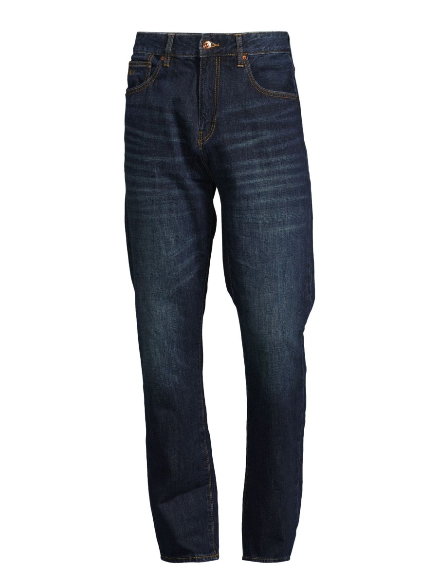 Men Armani Exchange Jeans | J13 Slim Fit No Strecth Jeans Indigo Denim