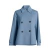 Women Weekend Max Mara Coats & Jackets | Usuale Short Wool Jacket Blue