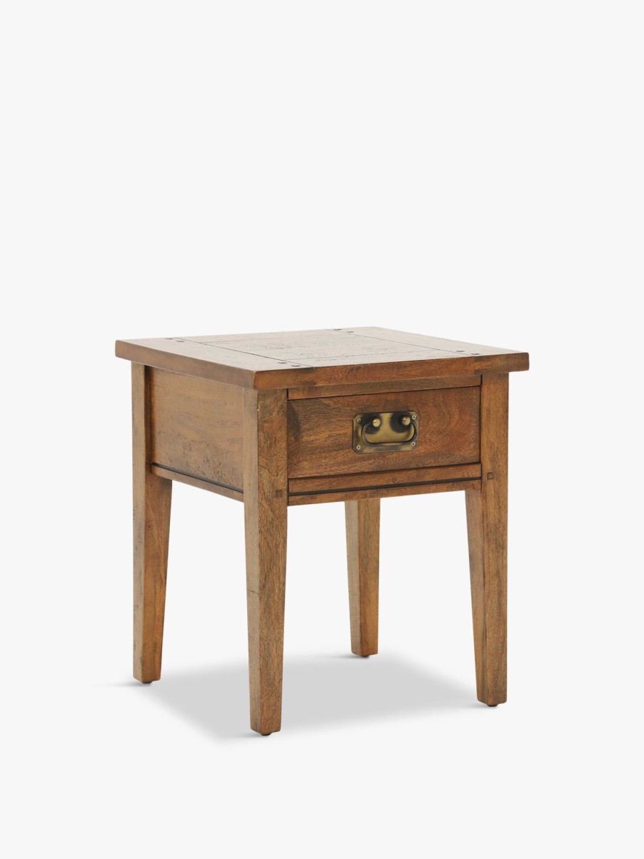 Furniture & Outdoor Barker and Stonehouse Side Tables | New Frontier Mango Wood Lamp Table Brown