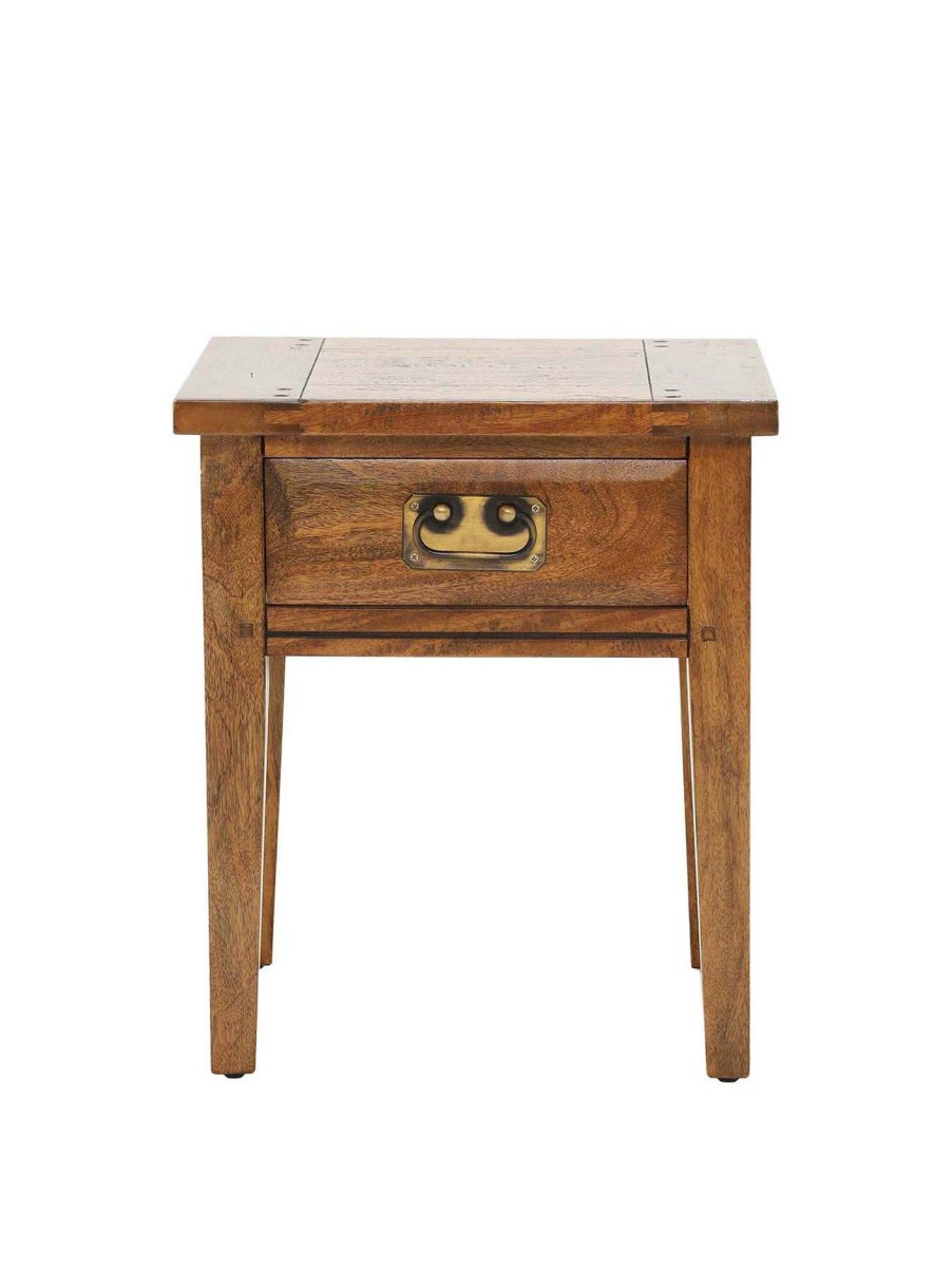 Furniture & Outdoor Barker and Stonehouse Side Tables | New Frontier Mango Wood Lamp Table Brown