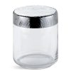 Home & Tech Alessi Lunchboxes & Food Storage | Veneer Glass Jar With Stainless Steel Lid Clear