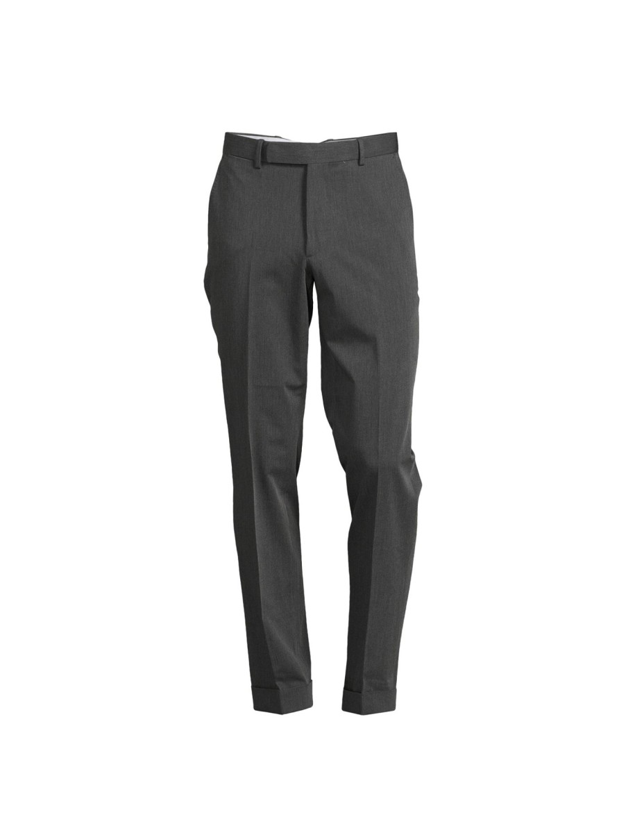 Men Polo Ralph Lauren Trousers & Shorts | Chester Twill Suit Trouser Charcoal