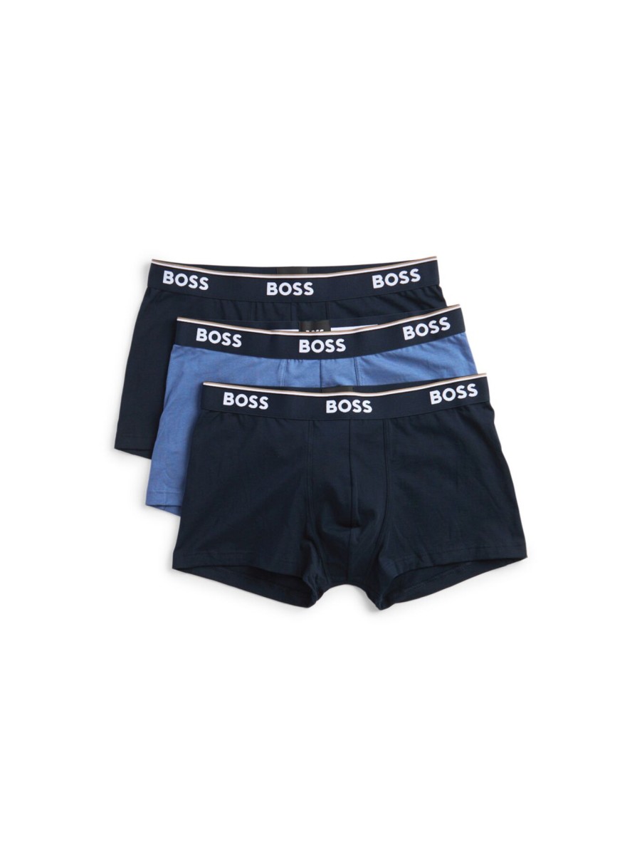 Men BOSS Underwear & Socks | Three-Pack Trunks Open Miscellaneous