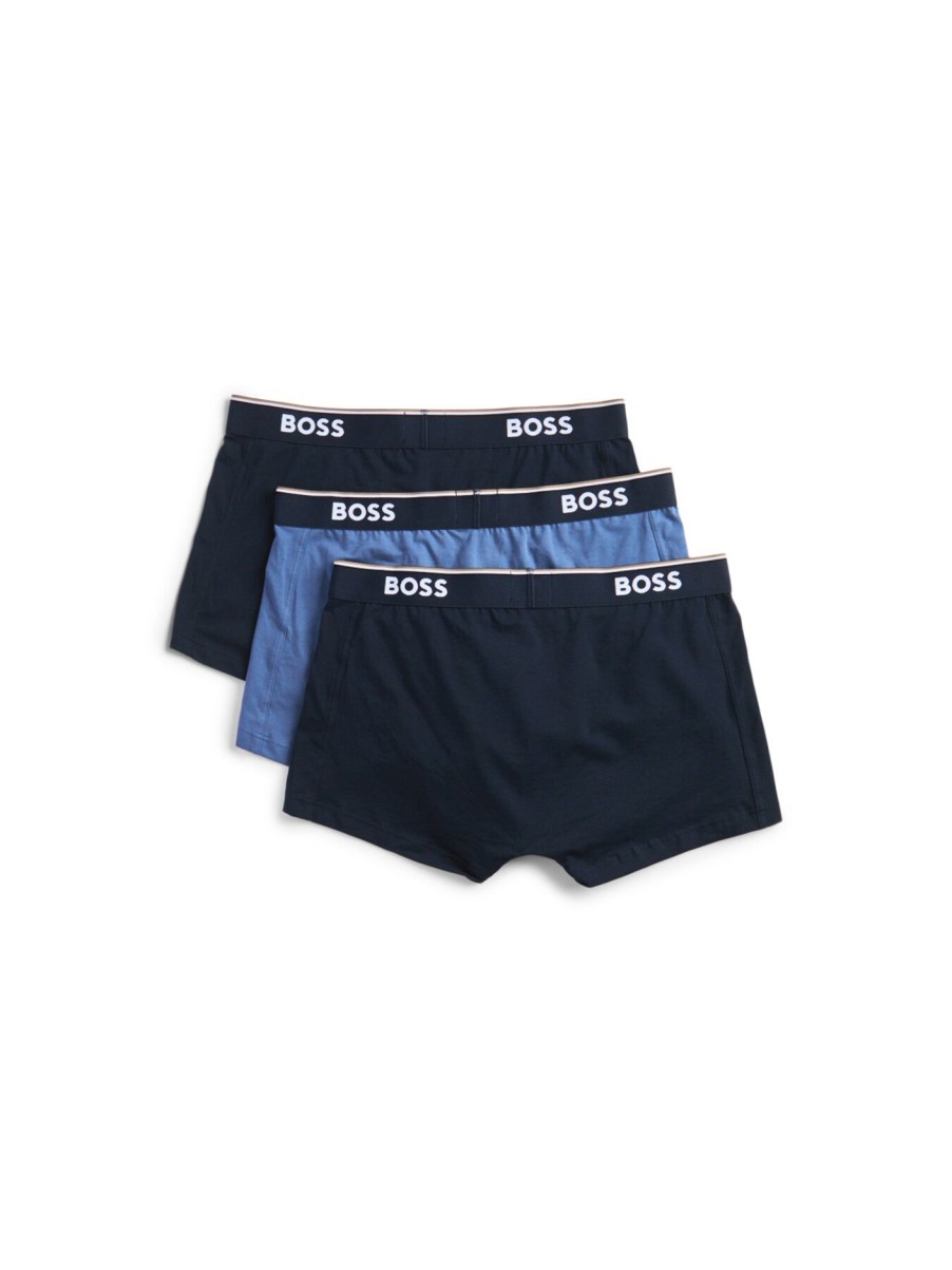 Men BOSS Underwear & Socks | Three-Pack Trunks Open Miscellaneous