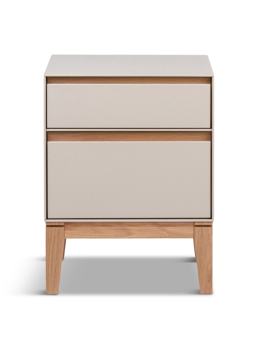 Furniture & Outdoor Heal's Bedside Tables | Lars Bedside Table Cashmere And Oak