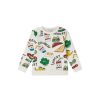 Kids Stella McCartney Sweatshirts & Knitwear | Printed Fleece Crunchy Aop Sweatshirt Ivory/Colourful