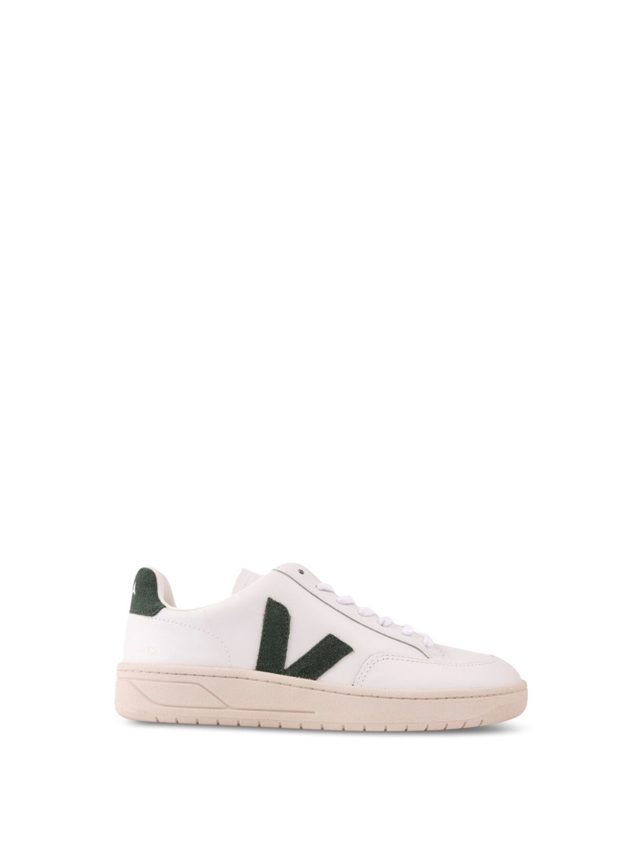 Men VEJA Trainers | Veja V12 Leather Trainers White