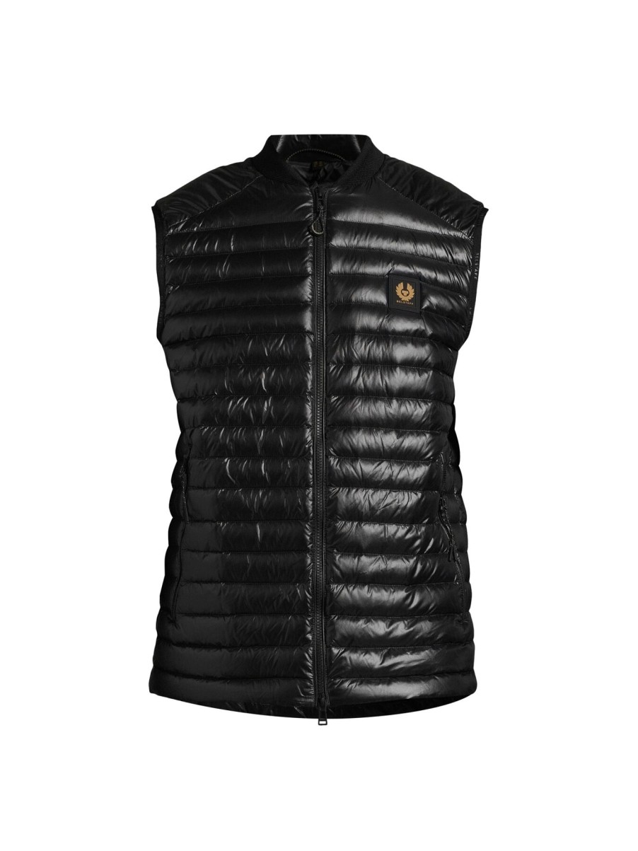 Men Belstaff Coats & Jackets | Airframe Gilet Black