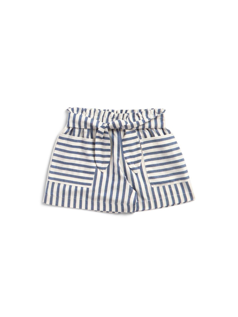 Kids Mayoral Trousers & Shorts | Stripes Shorts Ink