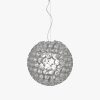 Home & Tech Dar Lighting Wall Lights | Serafina 1 Light Pendant Silver