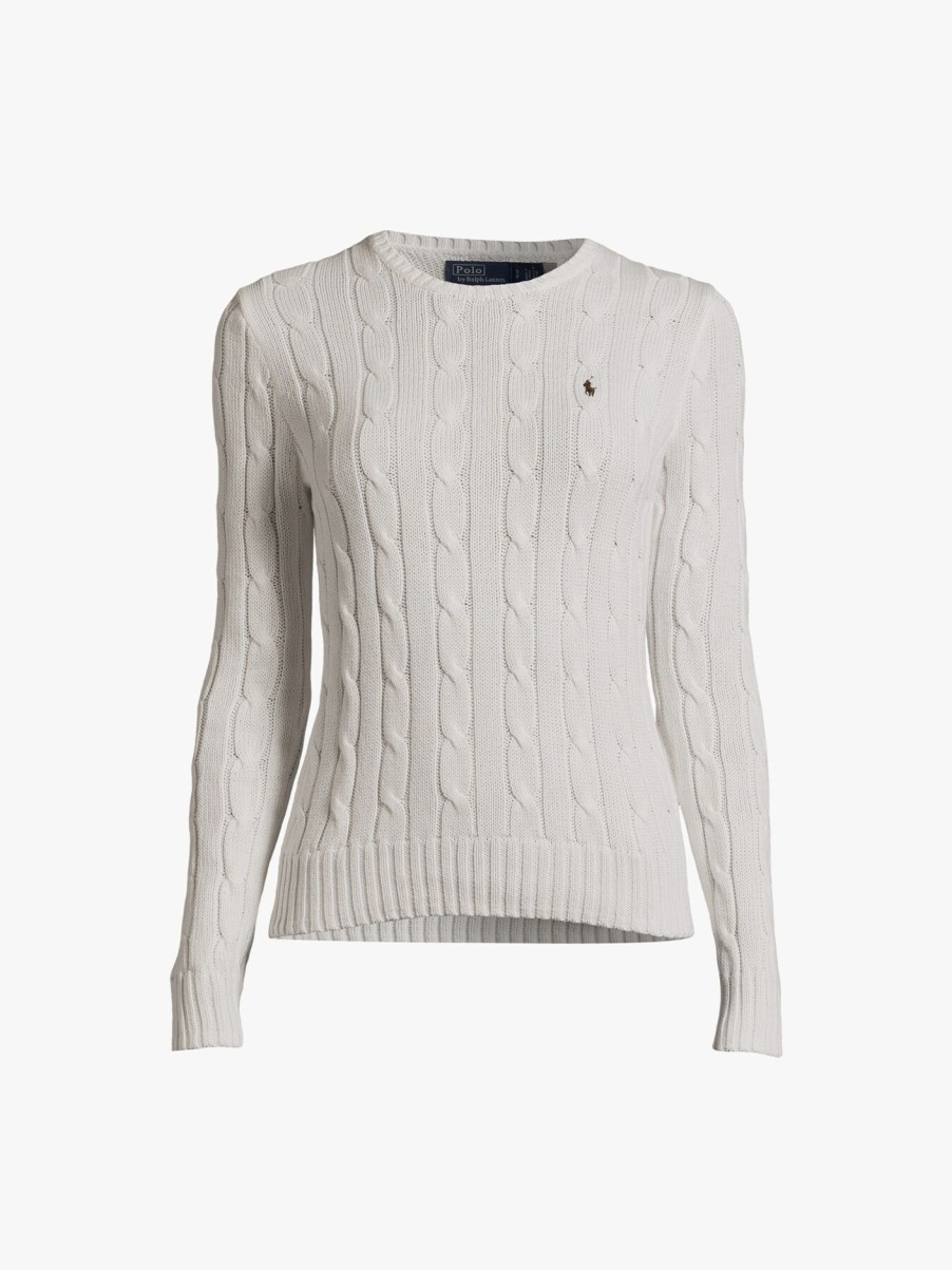 Women Polo Ralph Lauren Knitwear | Julianna Long Sleeve Pullover White