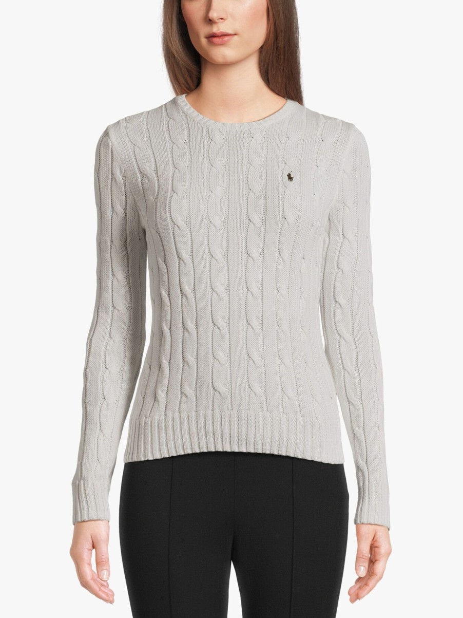 Women Polo Ralph Lauren Knitwear | Julianna Long Sleeve Pullover White